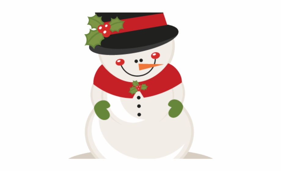 Christmas Snowman Clipart.