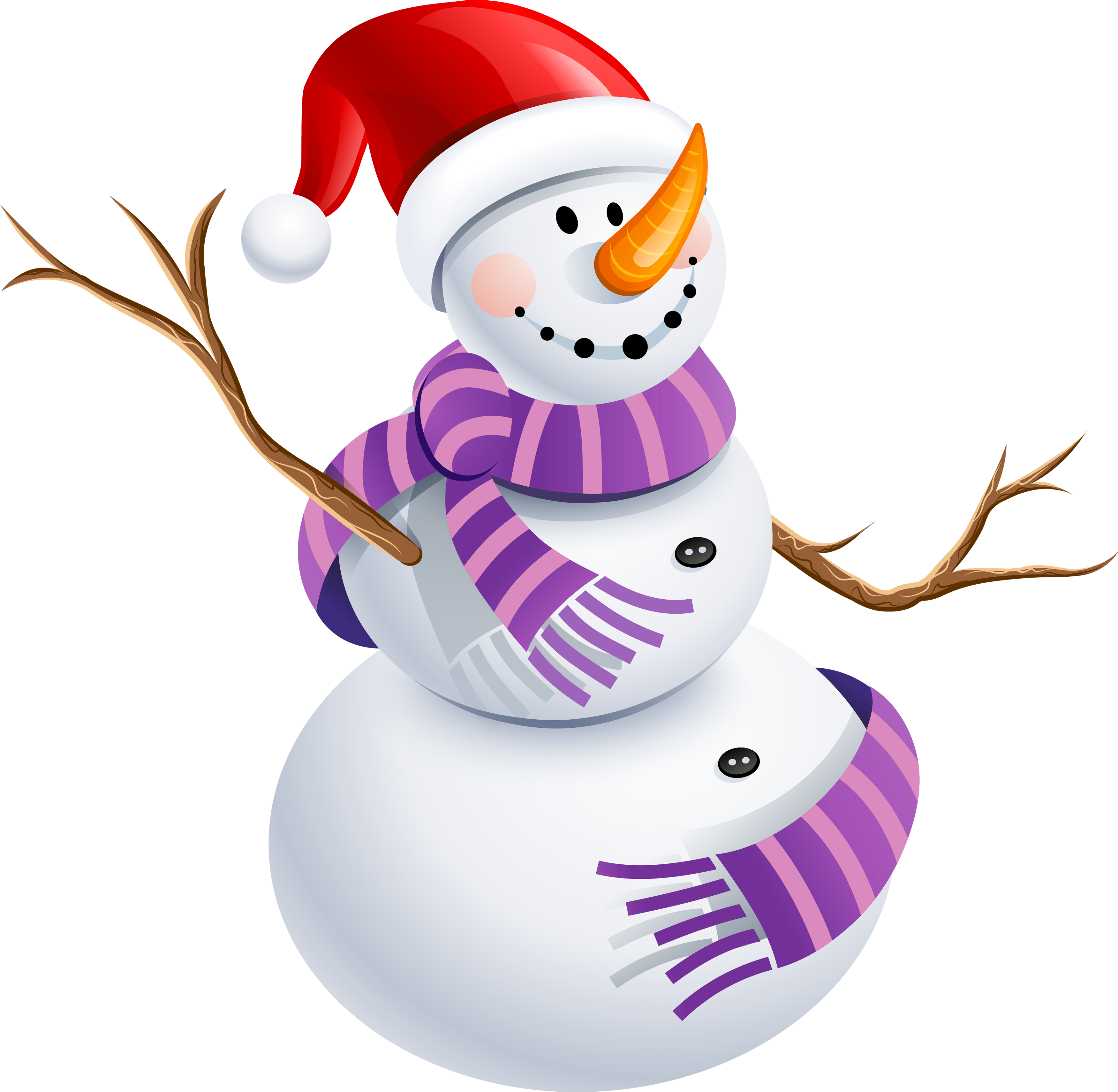 Snowman Cute Christmas Clip Art Free Here's another set of whimsical
