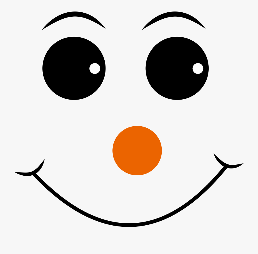 Free Printable Snowman Face Template
