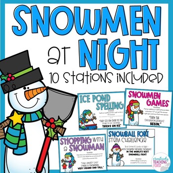 Snowmen at Night Stations and Activities.