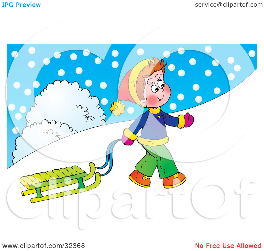 Snowy Day Cartoon Image