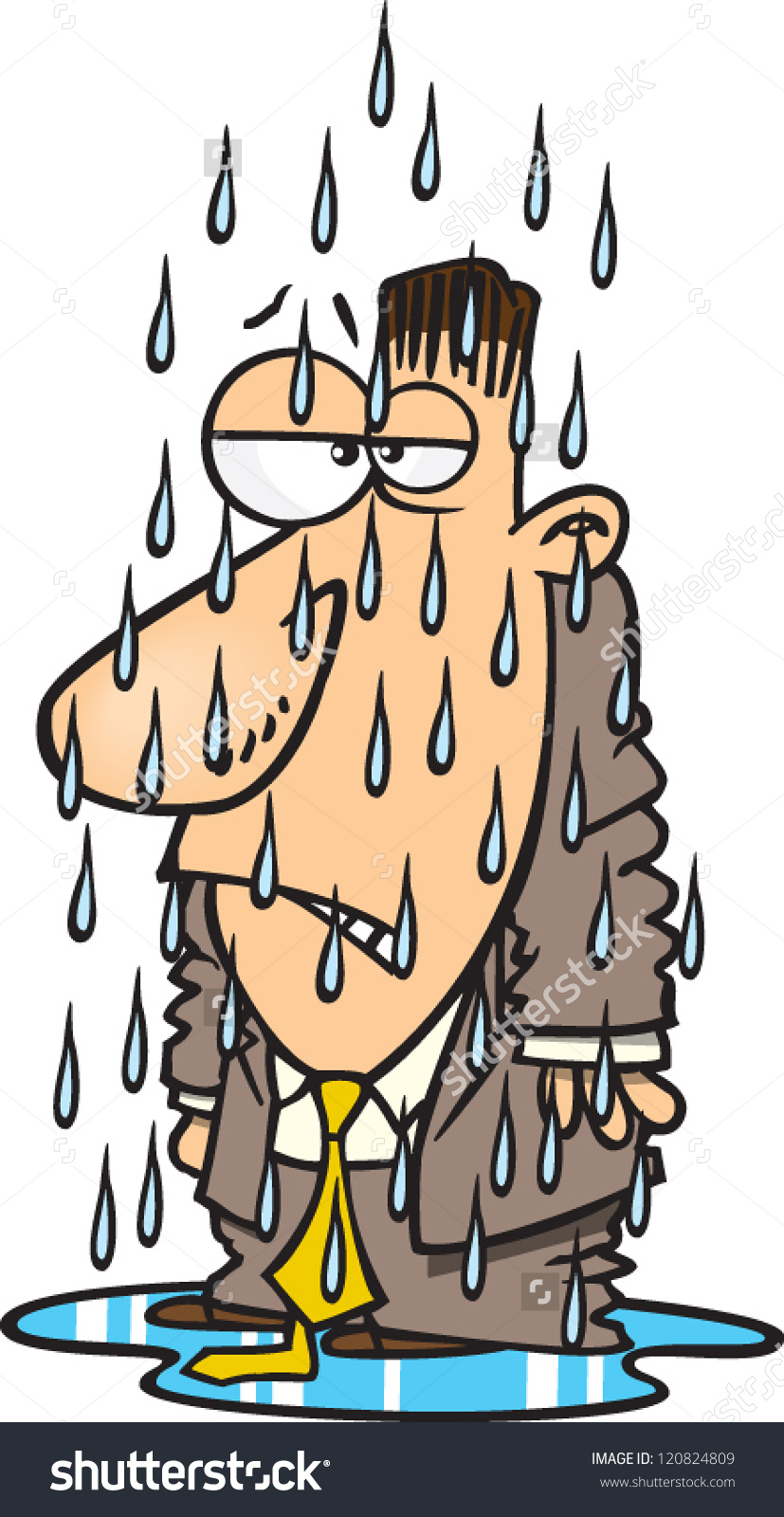 Showing post & media for Soaking rain cartoon.