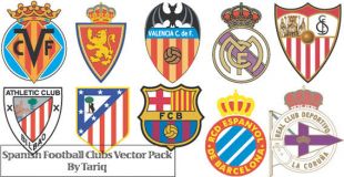 Spanish soccer clubs LOGO.