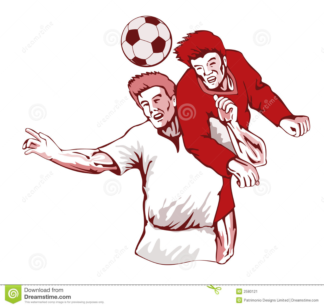 Soccer Player Heading Ball Stock Photos, Images, & Pictures.