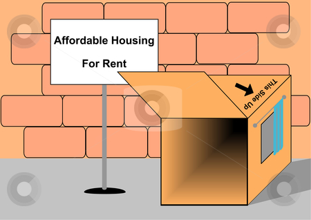 Affordable housing clipart.