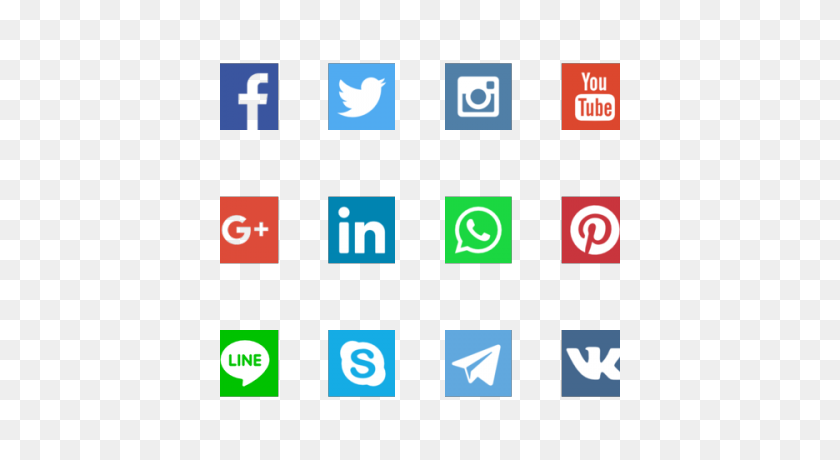 Social Media Icons Vector Free Download.