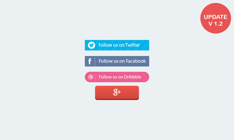 Free Download: 16 Social Media Vector Buttons.
