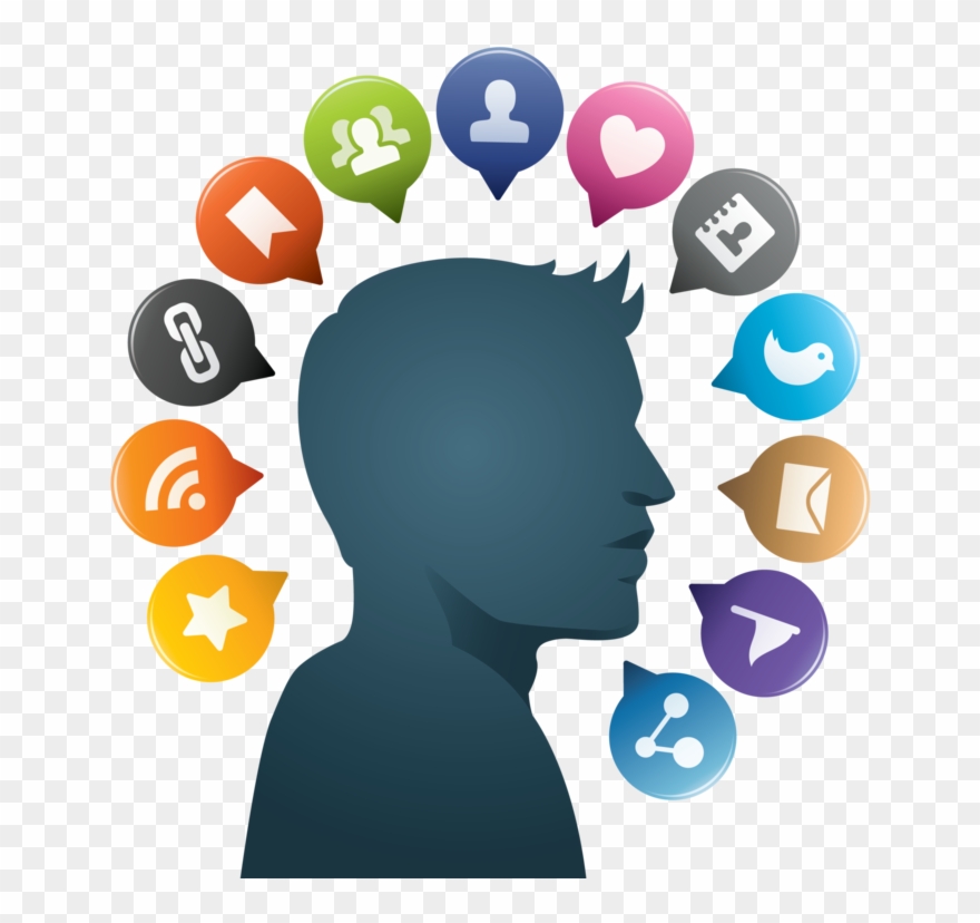 Social Media Clipart Design.