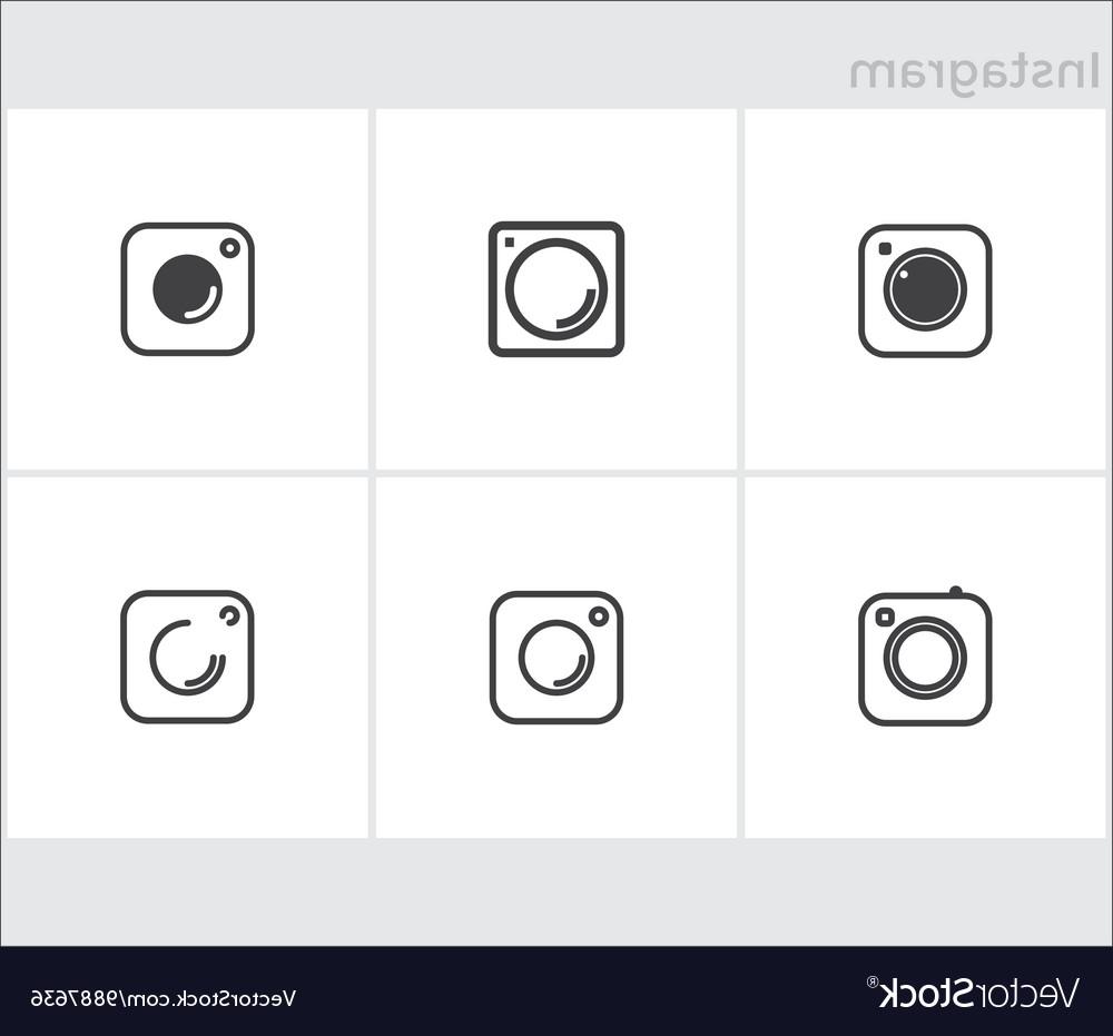 Best HD Instagram Camera Social Media Vector Icon Photos.