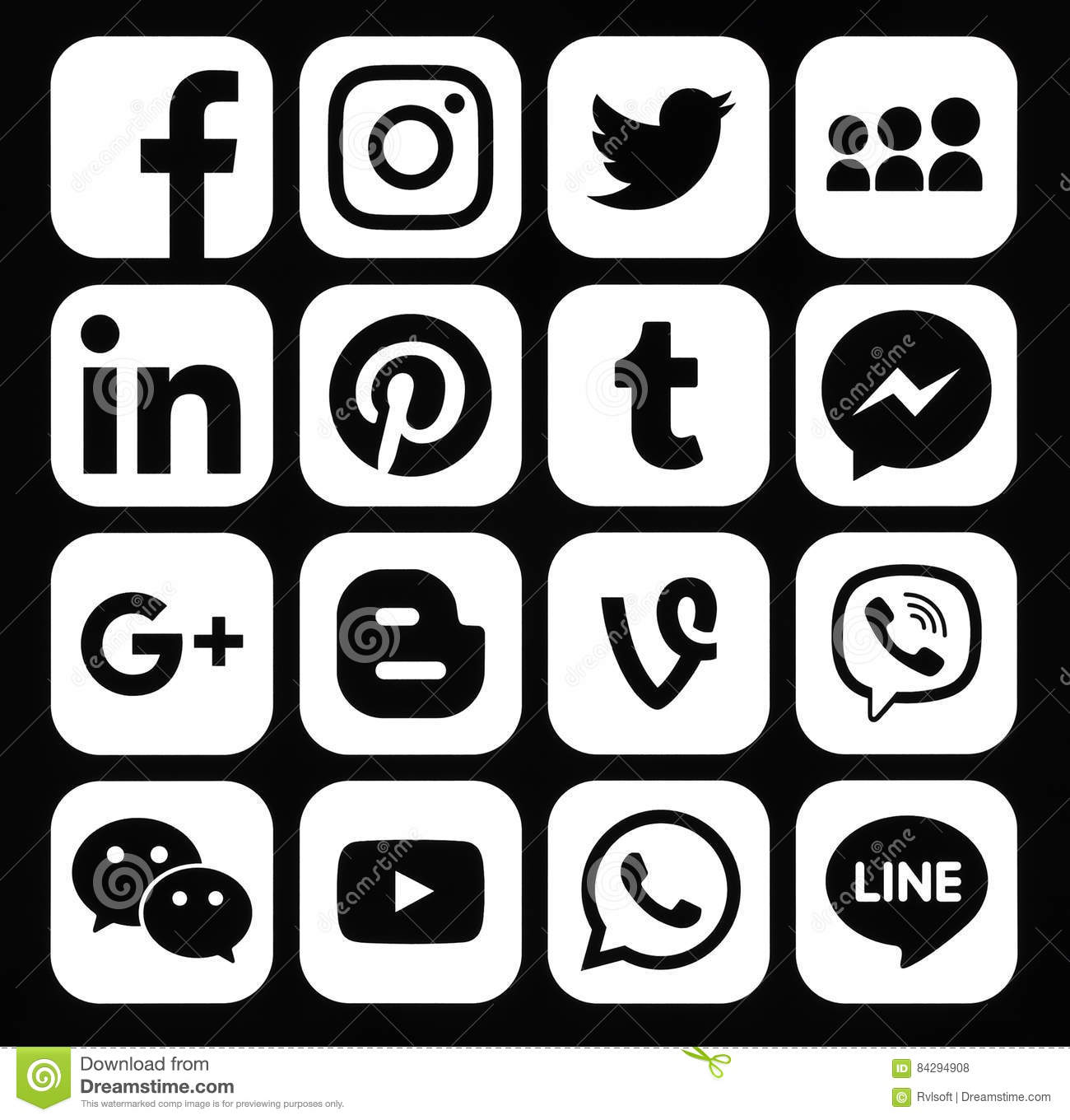 white social media logo clipart 10 free Cliparts | Download images on ...