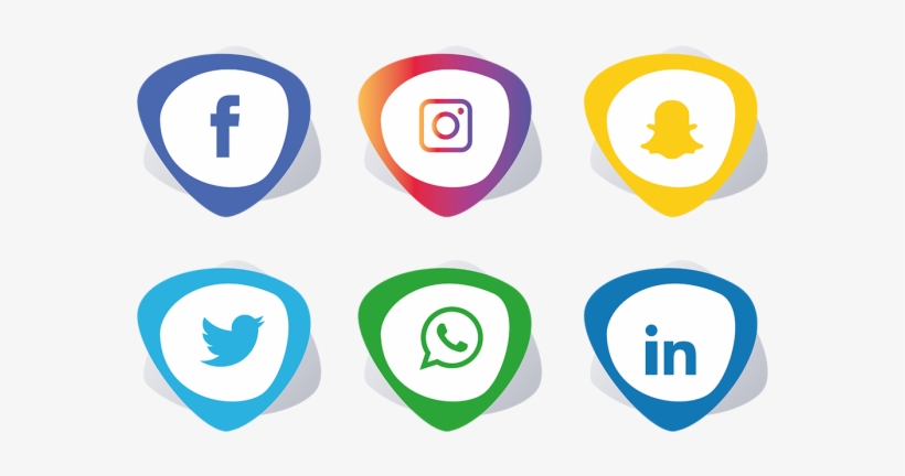 Social Media Icons Set.