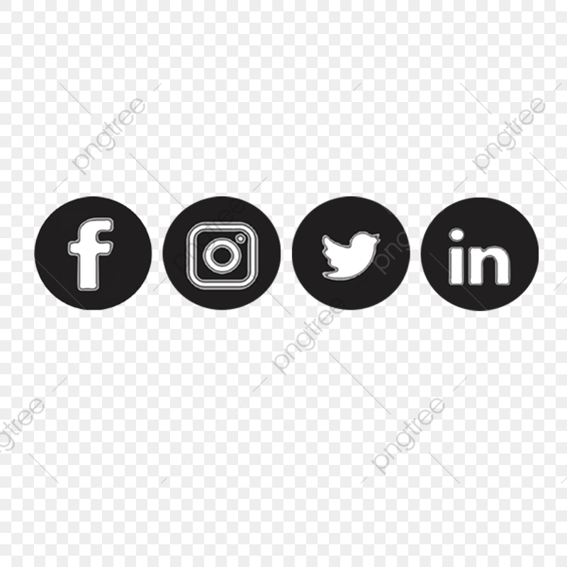 Social Media Icons, Icon, Icon Vector PNG Transparent.
