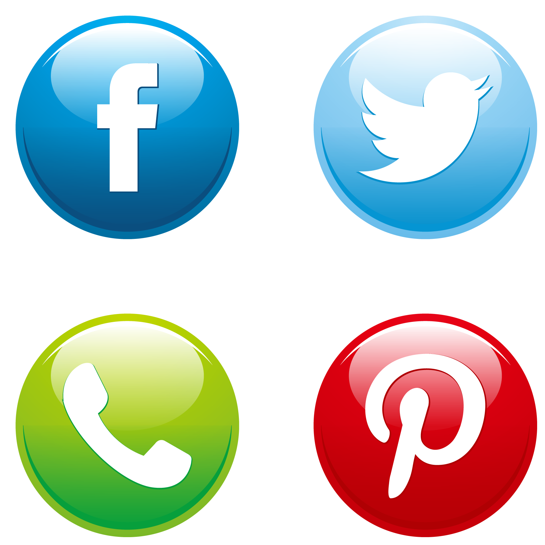 Social Media Buttons Png 10 Free Cliparts Download Images On