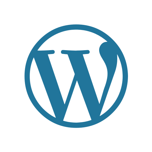 Hosting, seo, social, website, wordpress icon.
