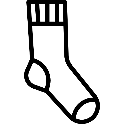 Sock clipart black and white 3 » Clipart Station.