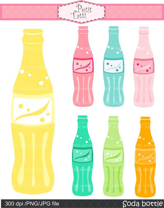 soda pop bottle clip art.