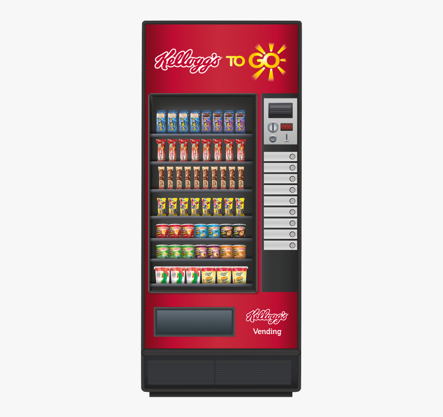 Cereals Vending Machines Kelloggs , Free Transparent Clipart.
