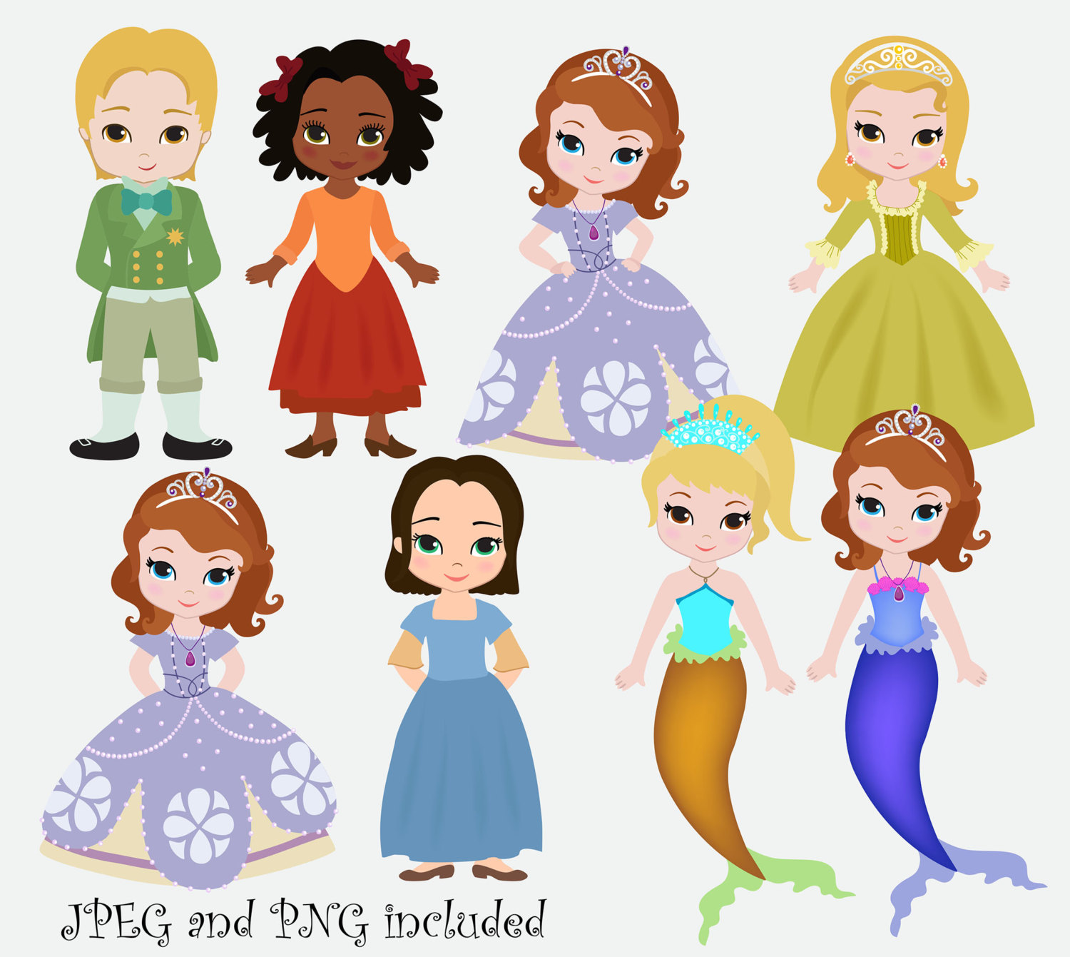 Princess Sofia Clipart.