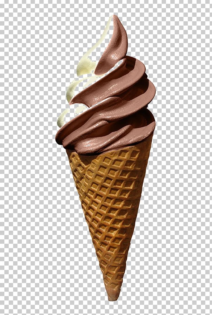 Ice Cream Cone Chocolate Ice Cream Soft Serve PNG, Clipart.