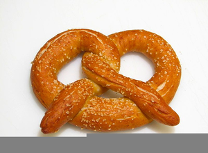 Soft Pretzel Clipart.