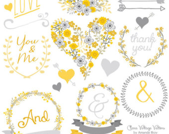 Premium Floral Numbers Clipart & Vectors in Soft by AmandaIlkov.