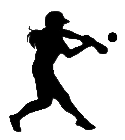 Softball Batter Clipart Black And White.