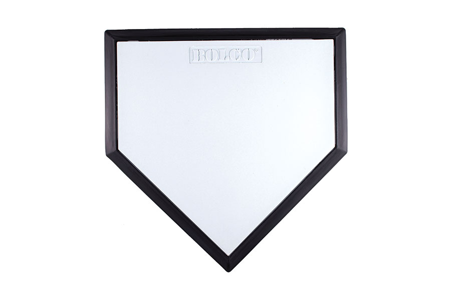 softball home plate.