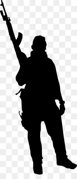 Soldier Silhouette PNG.
