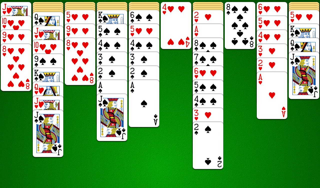spider solitaire play full screen