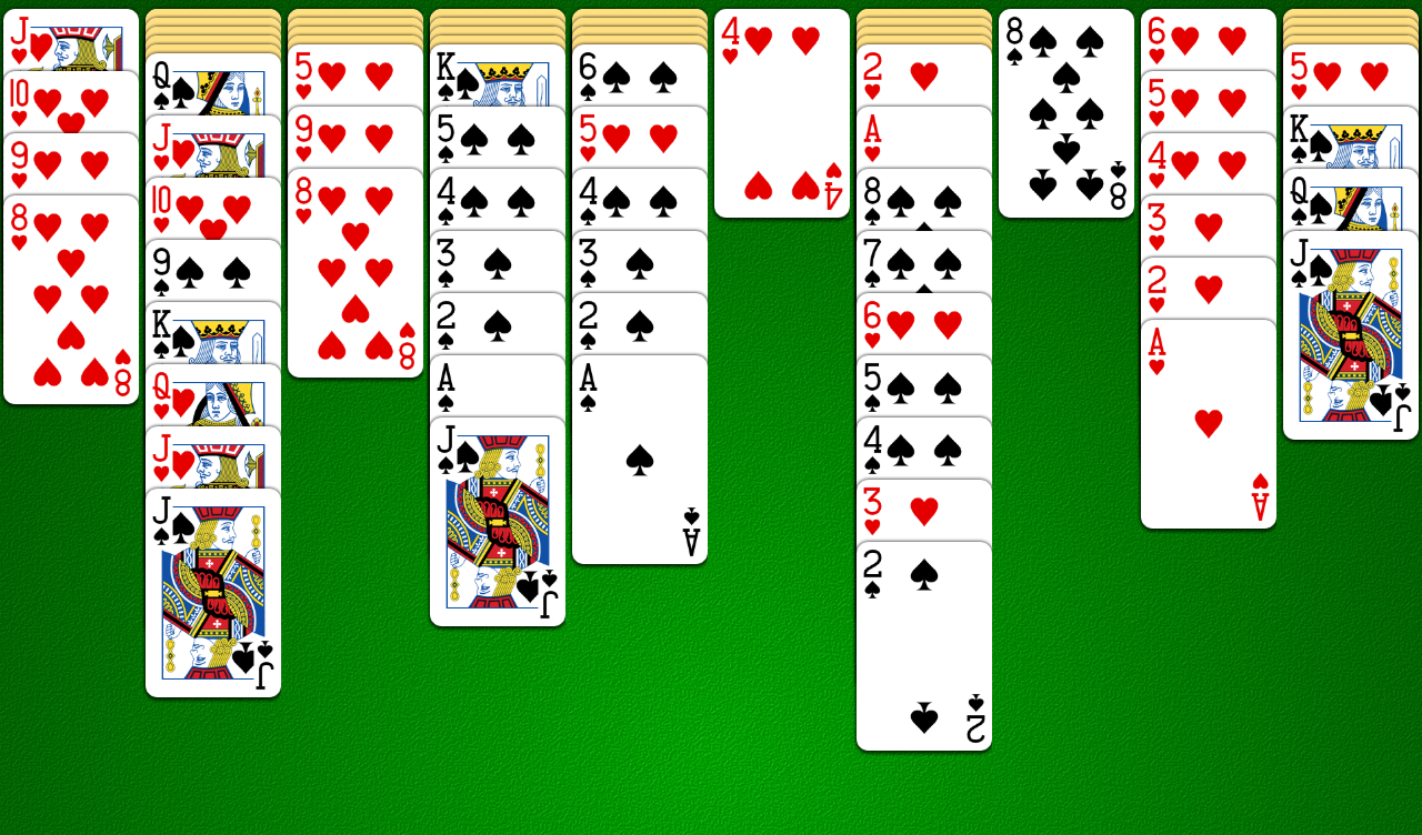 strategy for 2 suit spider solitaire