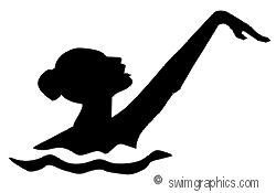 Synchronized Swimming Solo Clipart: Page Seven..
