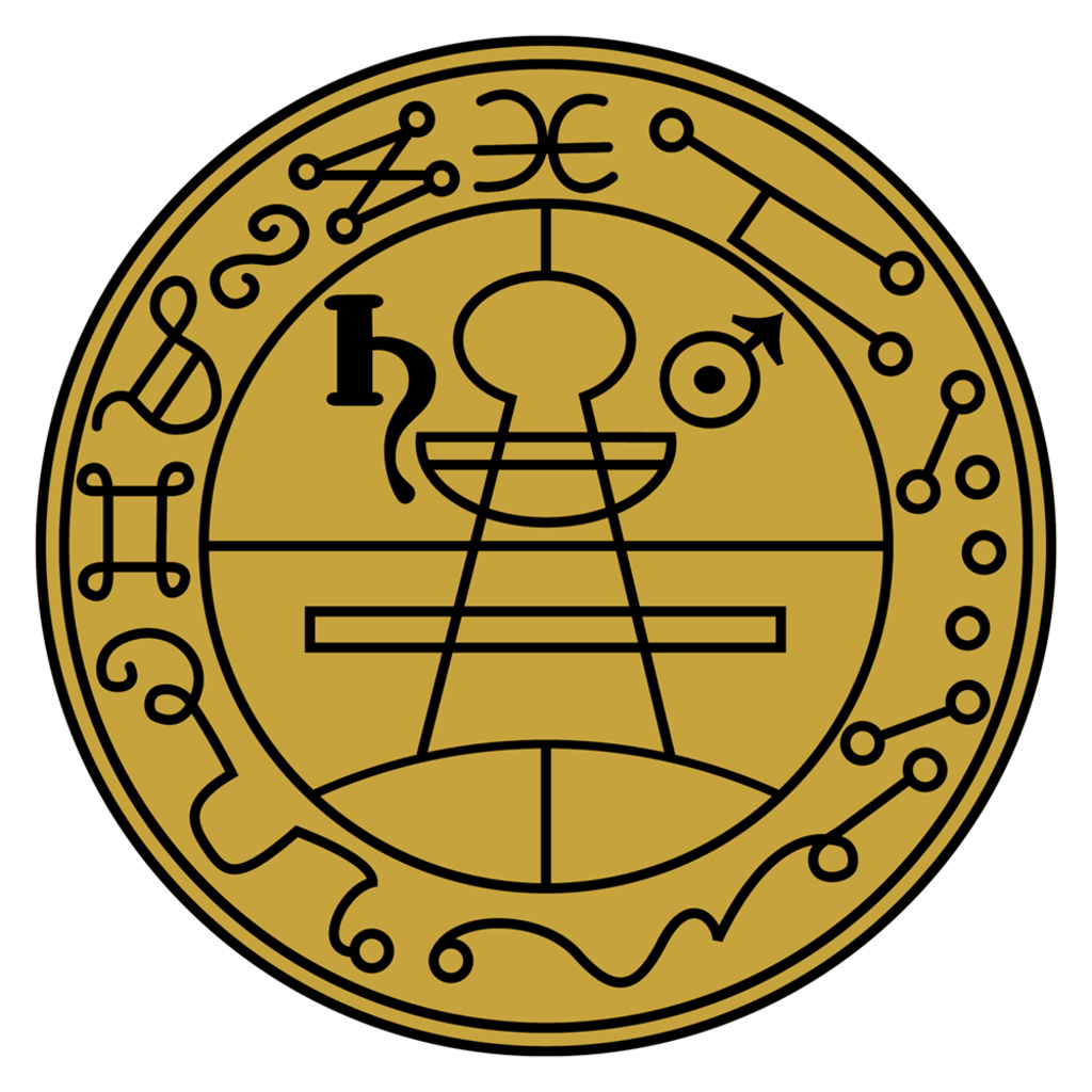 Secret Seal of Solomon Die Cut Sticker.