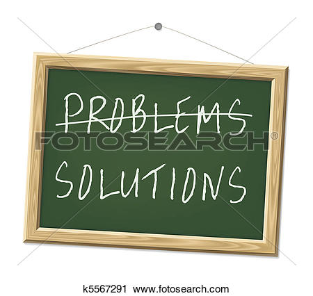 Clipart of problems and solutions k5567291.