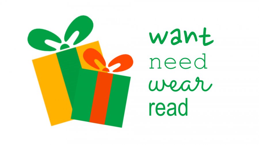 Christmas Want, Need, Wear, Read Gift and Wish List.