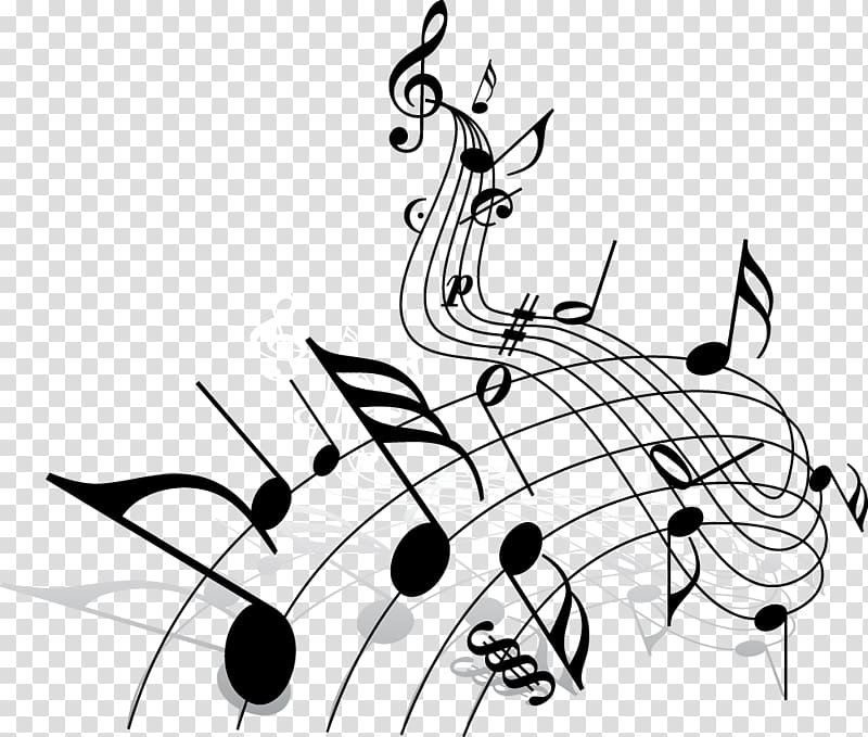 Music note illustration, Song Musical note , musical note.