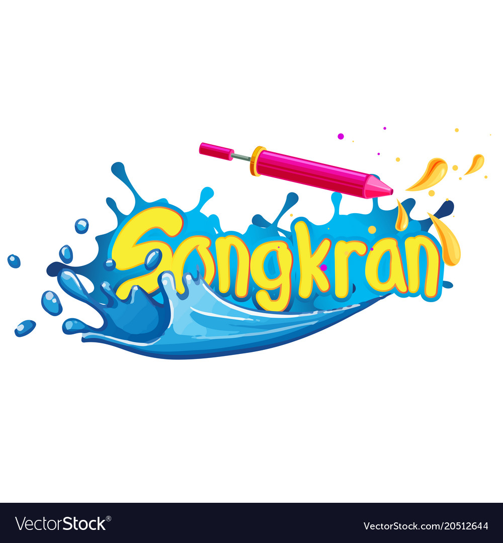 Songkran songkran is thai culture water splash w.