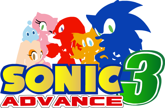 Sonic Video Game Title Logos.
