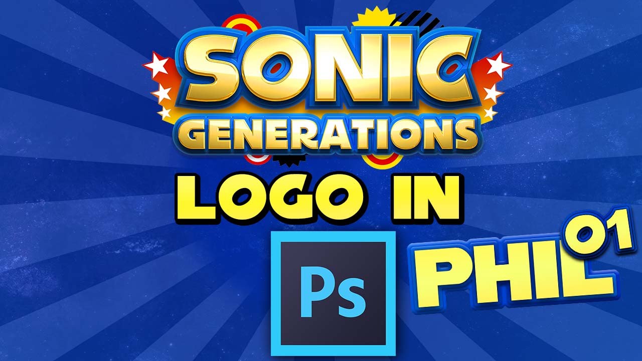 How to make a Sonic Generations Logo in Photoshop.