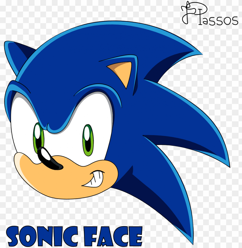 sonic the hedgehog face sonic x by tails.