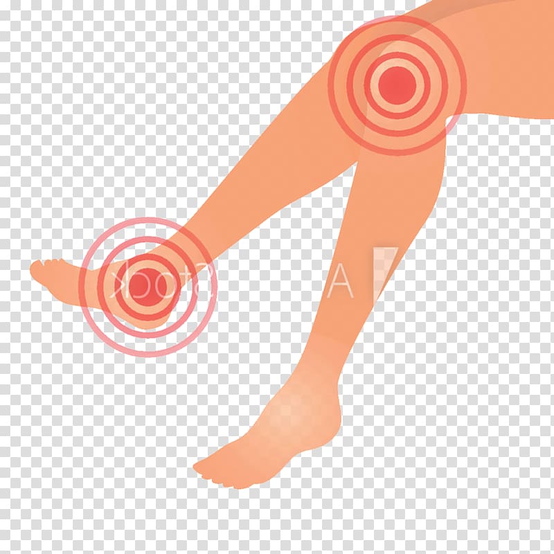 Thumb Human leg , sore foot transparent background PNG.