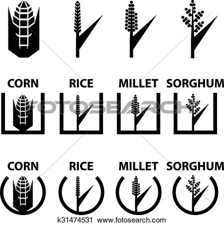 Sorghum Clipart EPS Images. 22 sorghum clip art vector.