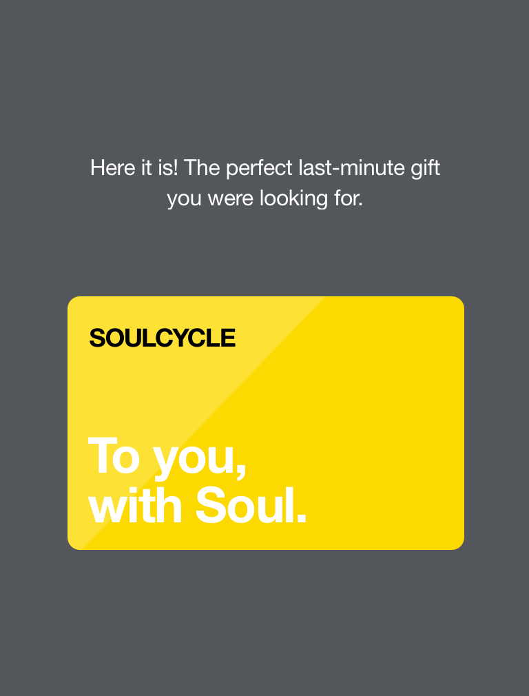 SoulCycle.