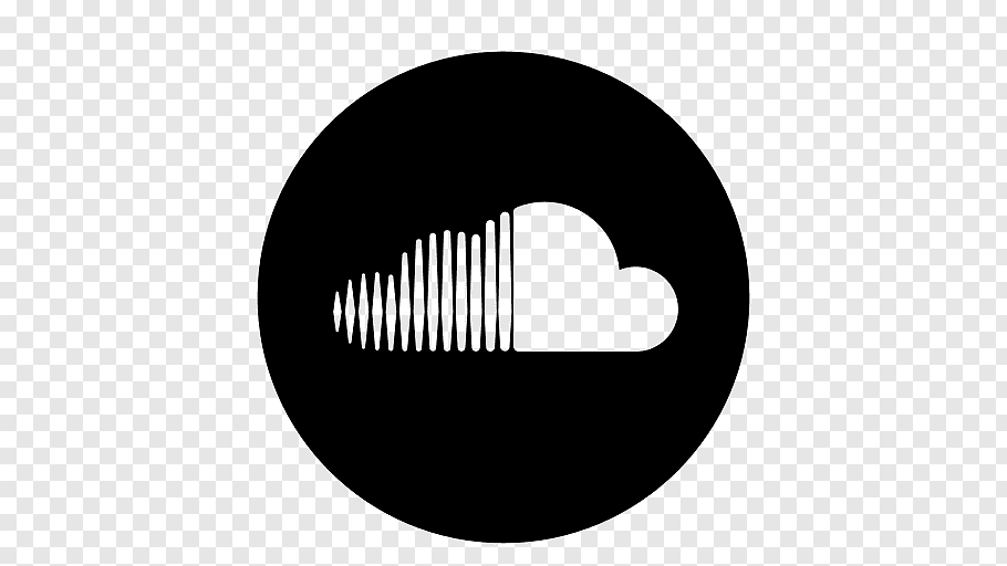 Black cloud logo art, SoundCloud Computer Icons Logo.