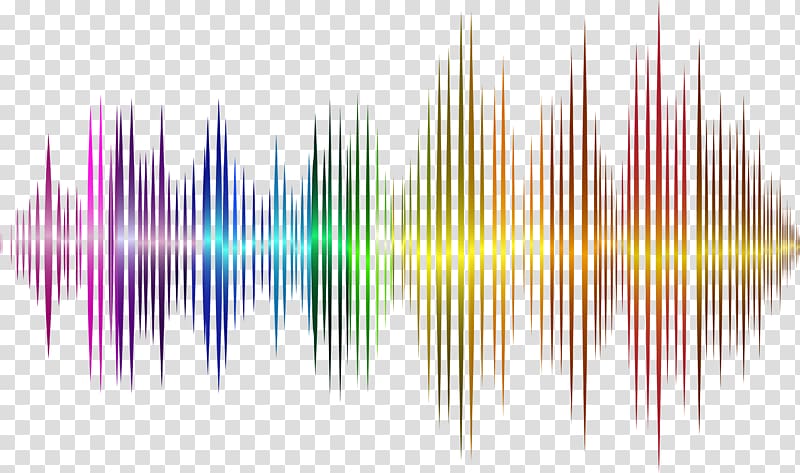 Multicolored graph , , rainbow sound wave curve transparent.
