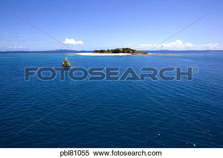 Stock Image of South Sea Island Resort,Mamanucas, Fiji pbl81055.