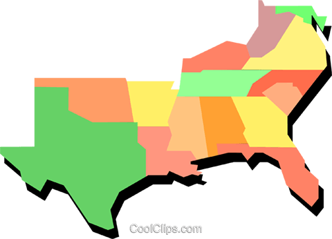 Southern states clipart.