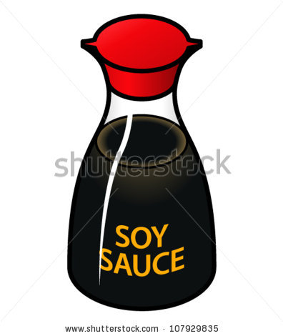 Soy Sauce Clipart.