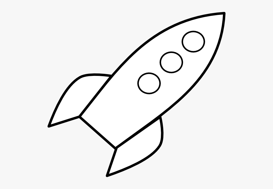 Space Rocket Clip Art Black And White Pics About Space.