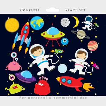 Spaced clipart.