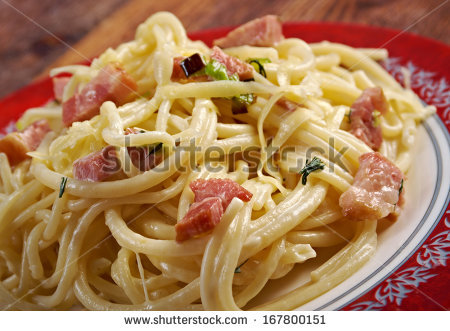 Spaghetti Carbonara Stock Images, Royalty.